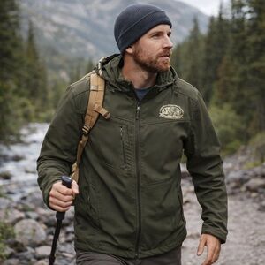 Overseas Adventure Travel Sir Edmund Hillary Club Hoodie Zip Up Jacket Large